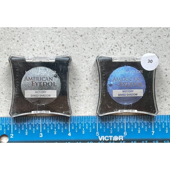 Kleancolor American Eyedol Wet/Dry Baked Shadow Set Sterling & Peacock 4.5g Each - Picture 1 of 5